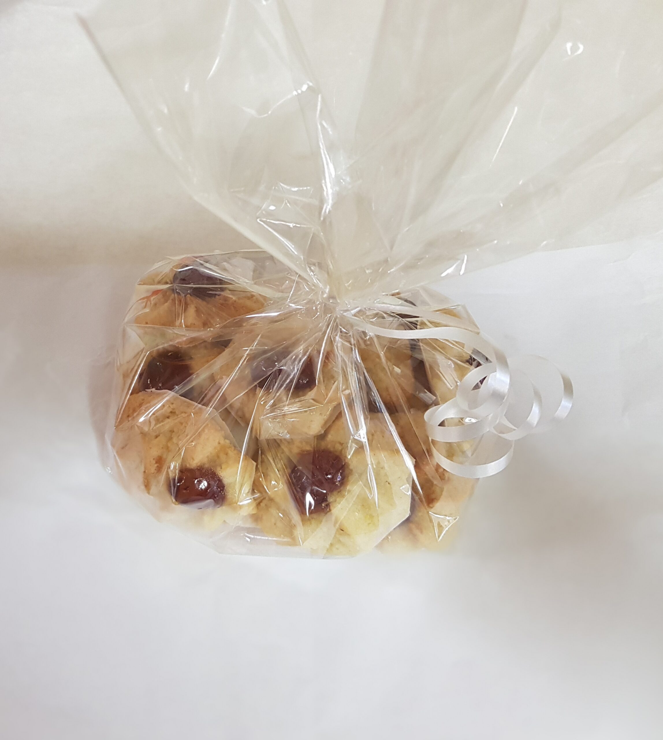 Traditional Pure Almond Pastini with glaced cherry with Natural Ingredientsand no added preservatives