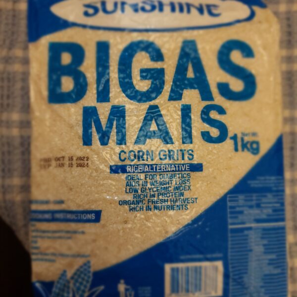 Sunshine Bigas Mais [White] - (Corn Grits- Rice Alternative) 1kg