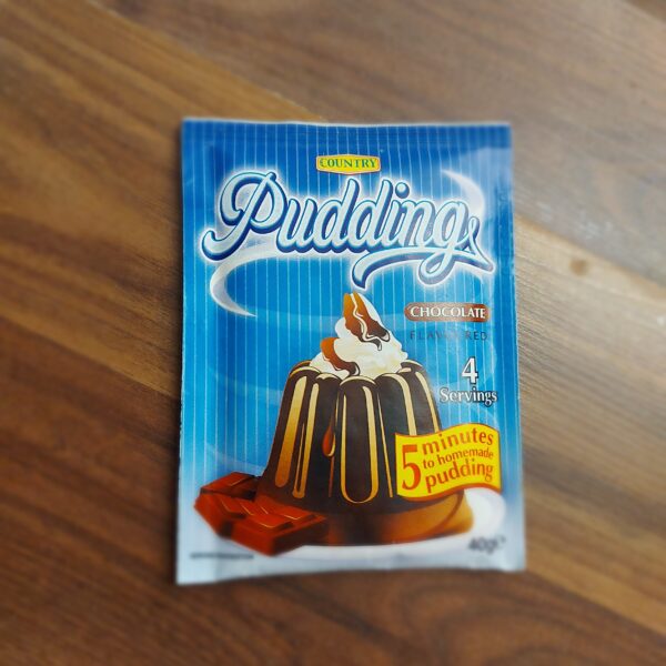 Country Puddings Chocolate flavours, 4 servings, 5 minutes to homemade pudding