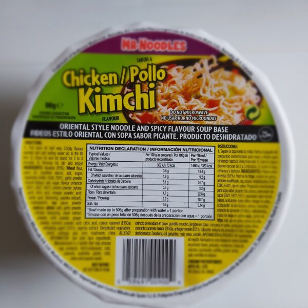 Mr Noodles Chicken Kiimchi Flavour